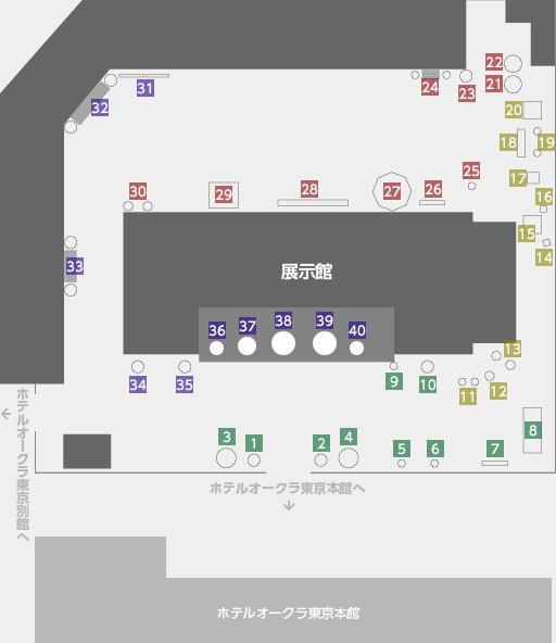 屋外展示品配置図